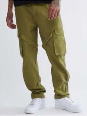 NWT Standard Cloth Urban Outfitters Bondage Cargo Pants Kelly XS